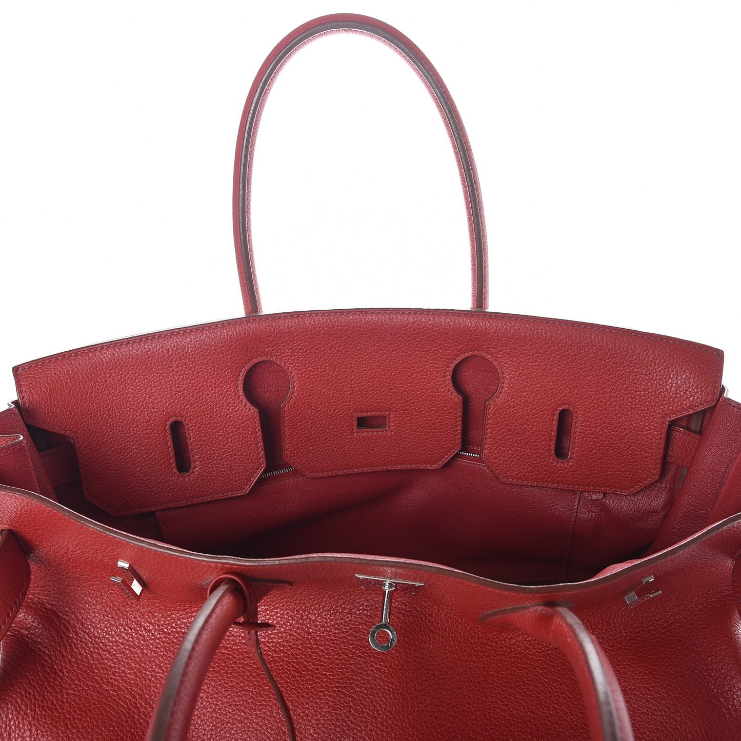 Taurillon Clemence JPG Shoulder Birkin II 42 Rouge Vif