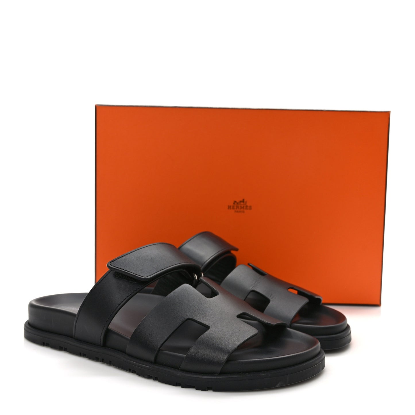 Calfskin Womens Chypre Sandals 37.5 Black
