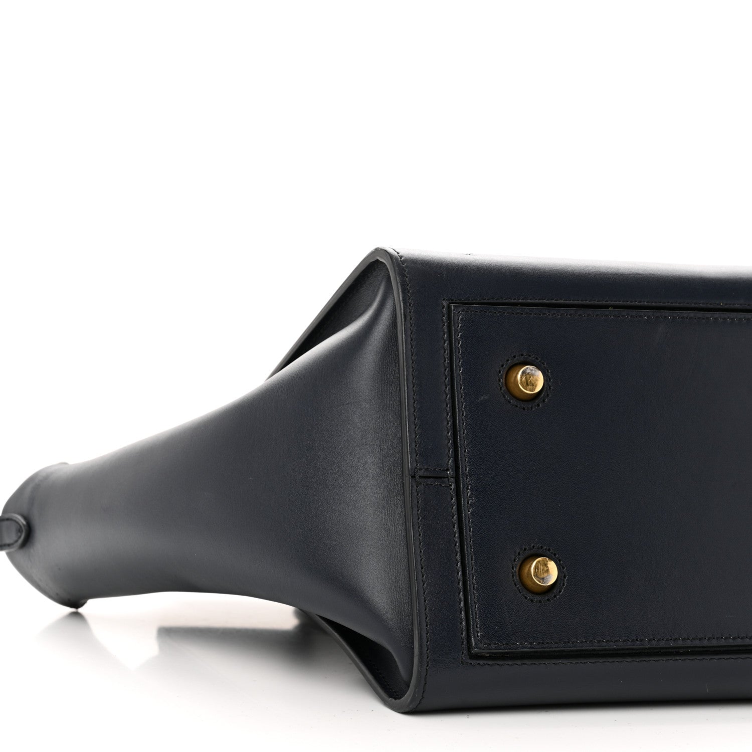 Celine Smooth Calfskin Small Tie Knot Tote Navy Blue 8 of 11