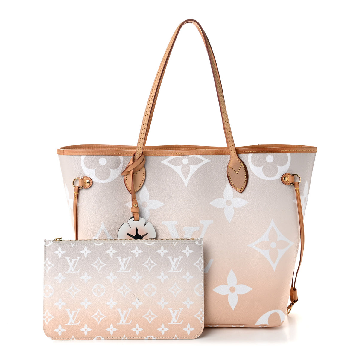Monogram Giant By The Pool Neverfull MM Brume
