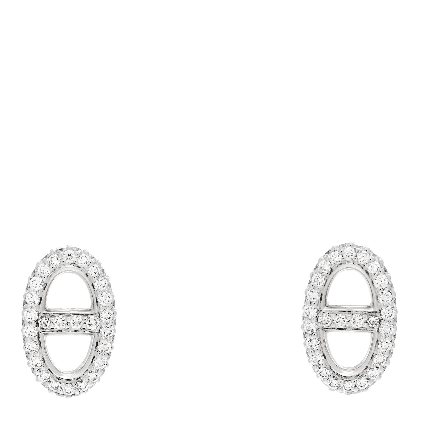 18K White Gold Diamond New Farandole Earrings