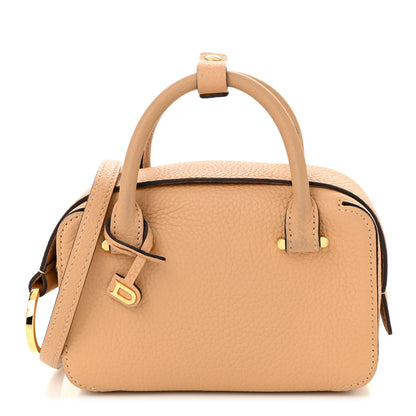 Delvaux Taurillon Soft Nano Cool Box Satchel Latte 1 of 11
