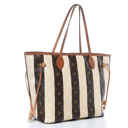 Louis Vuitton Monogram Rayures Neverfull MM 3 of 23