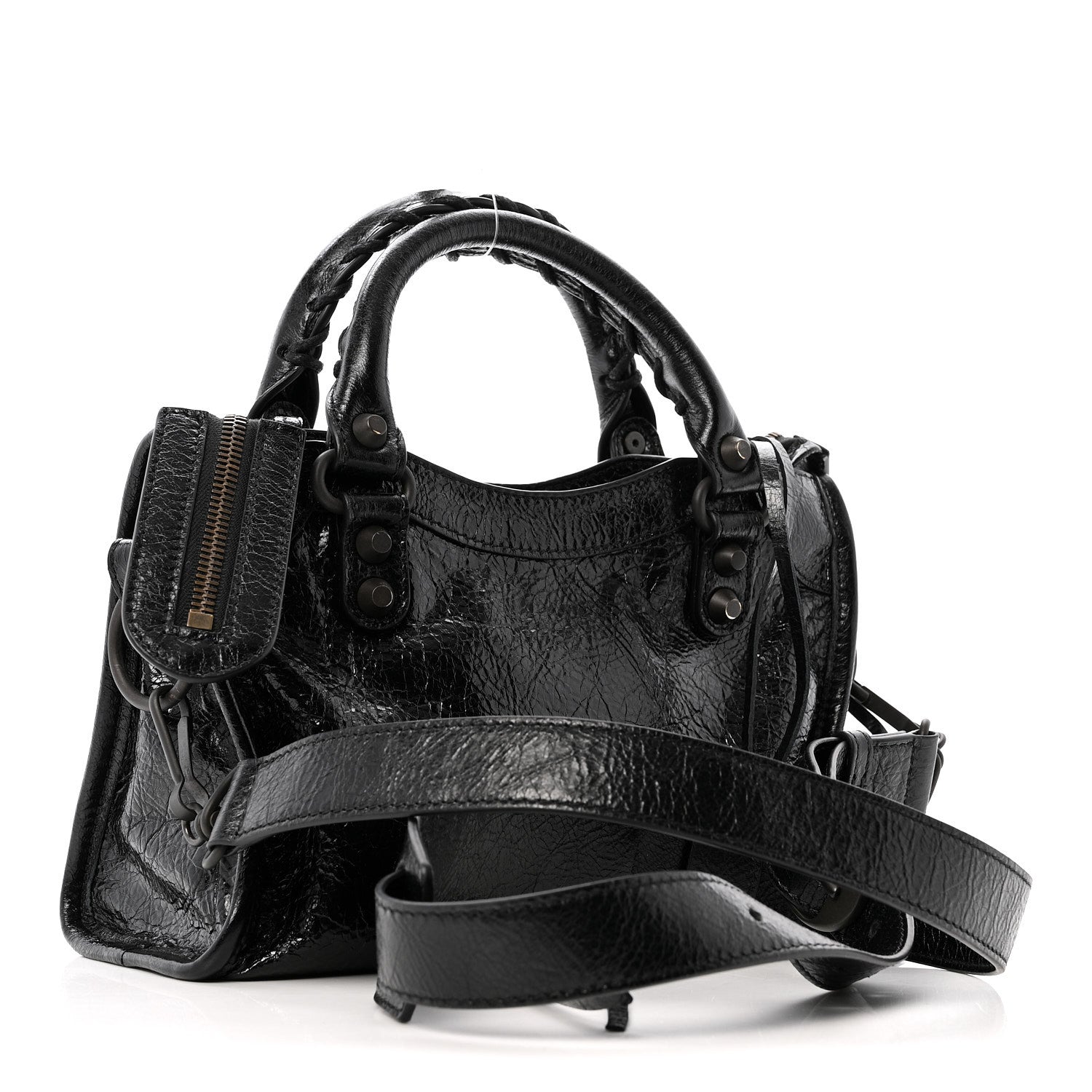 Balenciaga Agneau Arena Classic Hardware Le City Mini  Black 3 of 9