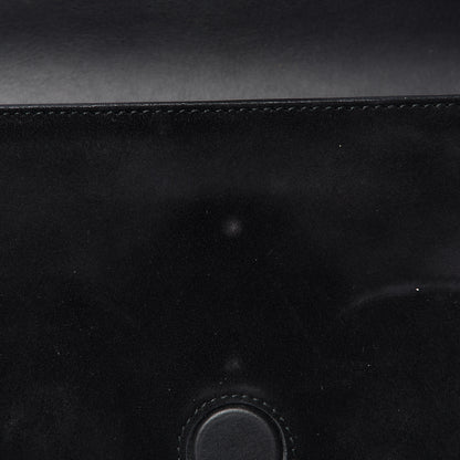 Gucci Suede Pearly GG Marmont Clutch Black 10 of 10