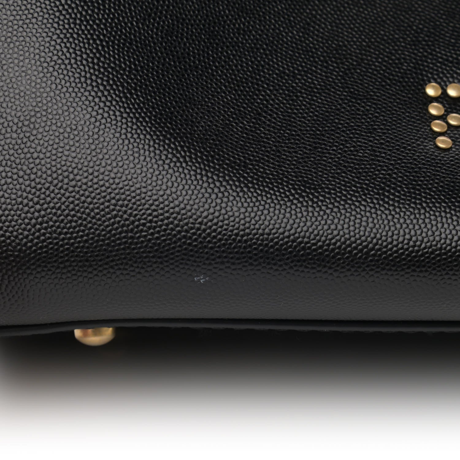 Chanel Caviar Small Studded Deauville Tote Black 10 of 13