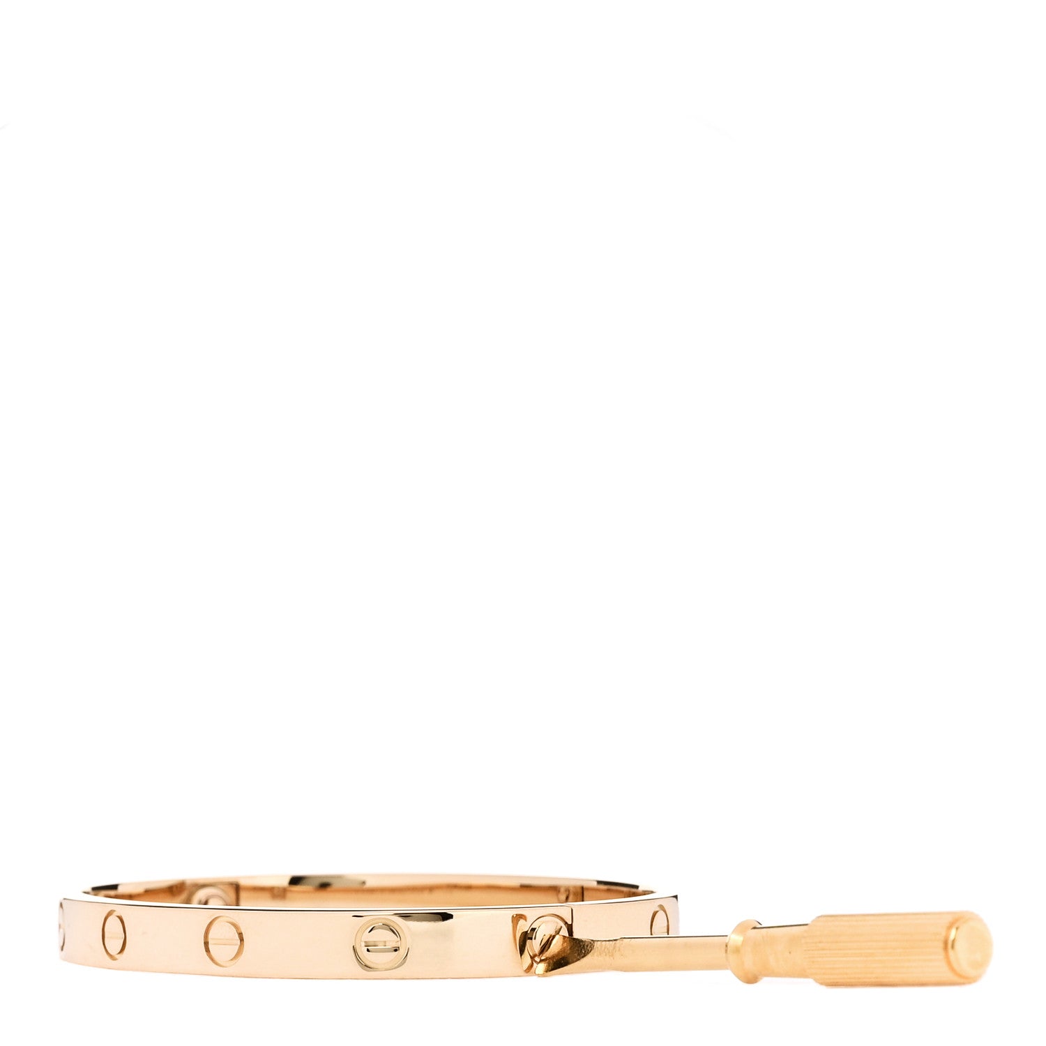 Cartier 18K Yellow Gold LOVE Bracelet 17 3 of 9