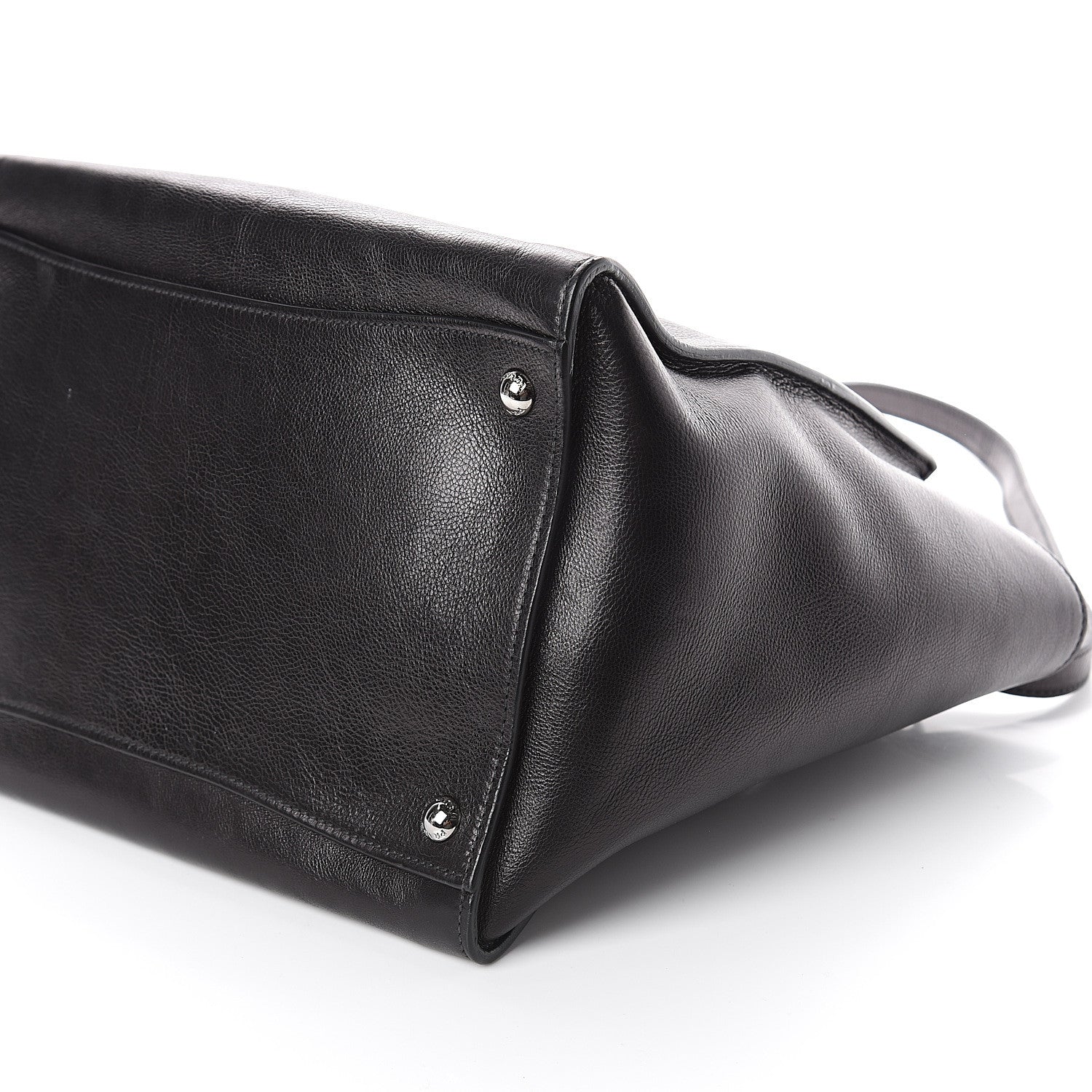 Prada Glace Calf Twin Pocket Tote Black 8 of 8