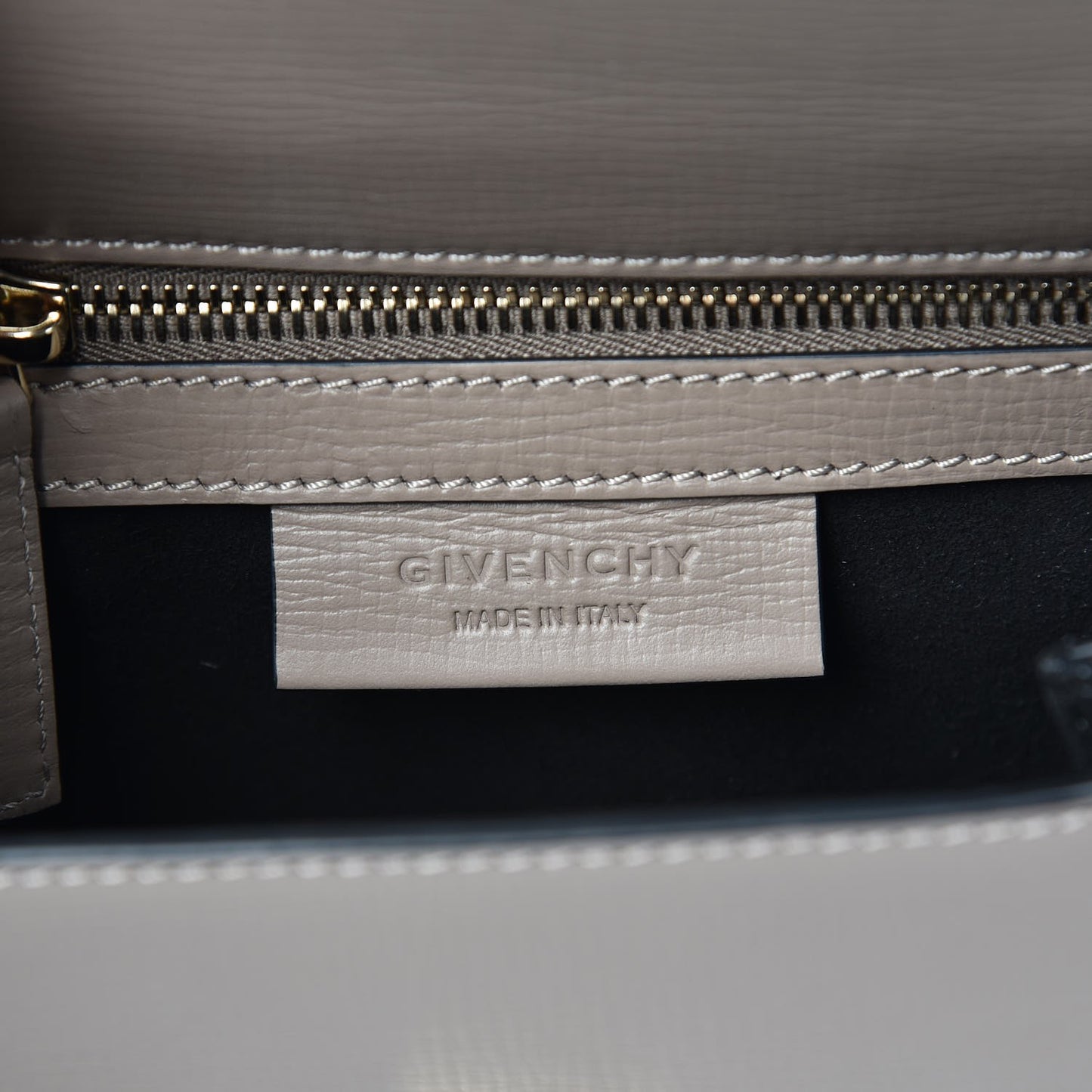 Textured Calfskin Mini Pandora Box Chain Crossbody Bag Mastic