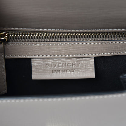 Givenchy Textured Calfskin Mini Pandora Box Chain Crossbody Bag Mastic 6 of 7