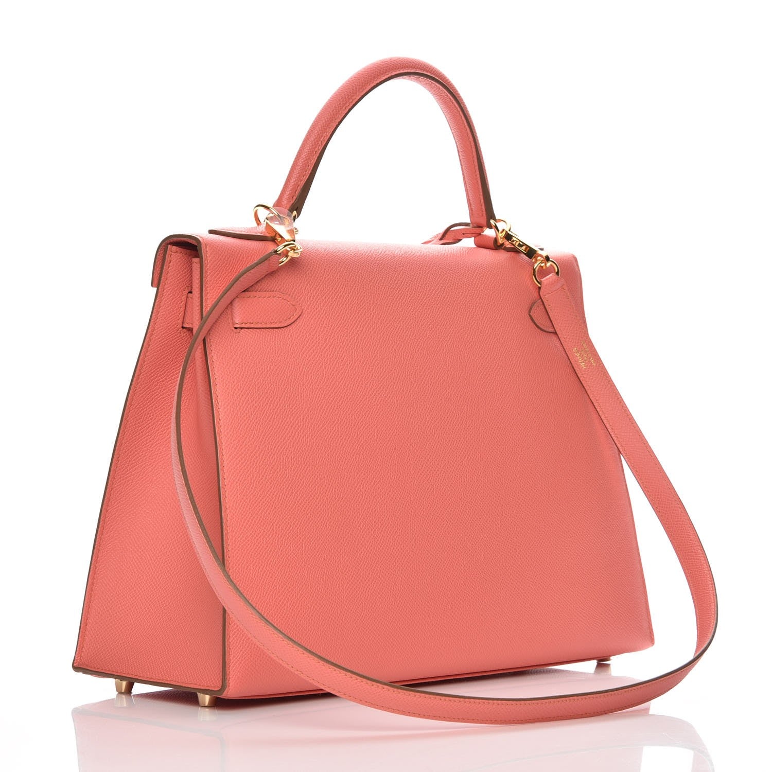 Hermes Epsom Kelly Sellier 32 Flamingo 4 of 32