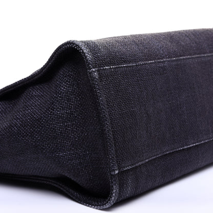 Chanel Canvas Medium Deauville Tote Grey 6 of 17