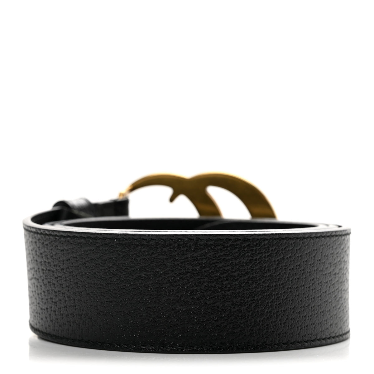 Textured Calfskin Double G 40mm Belt 85 34 Black