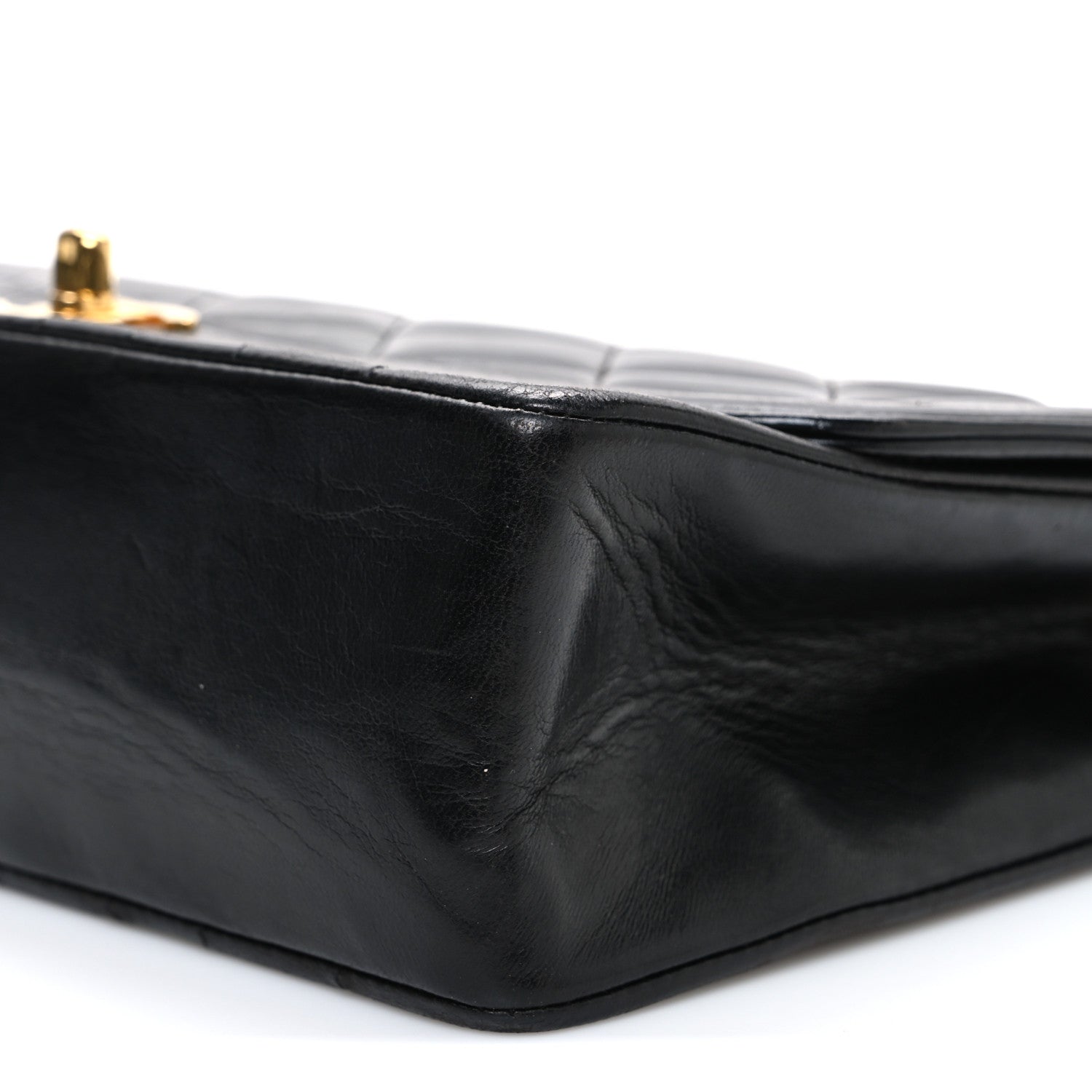 Chanel Lambskin Quilted Medium Single Flap Black 11 of 12