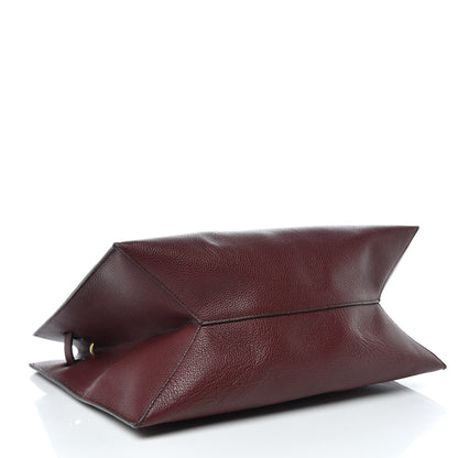 Mulberry Grained Calfskin Small Tyndale Bucket Bag Burgundy 4 of 10