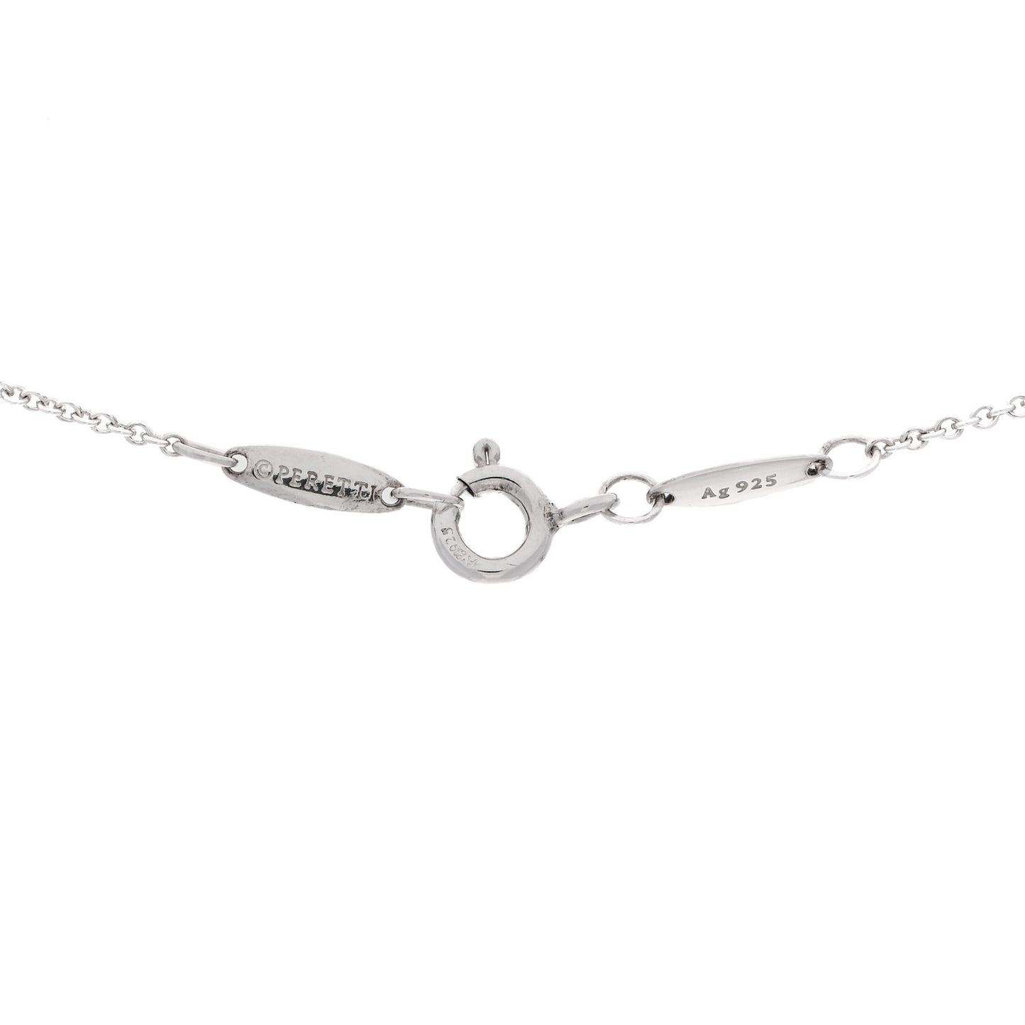 Sterling Silver Pink Sapphire Elsa Peretti Color By The Yard Necklace