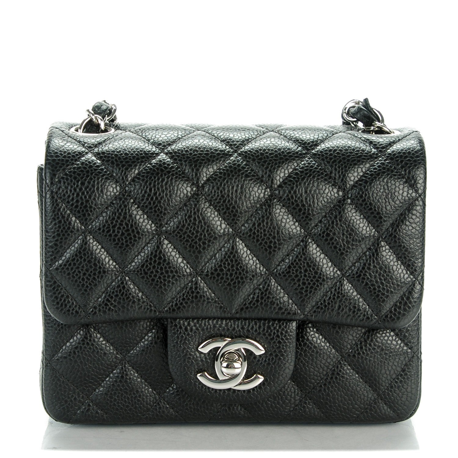 Chanel Caviar Quilted Mini Square Flap Black 1 of 8