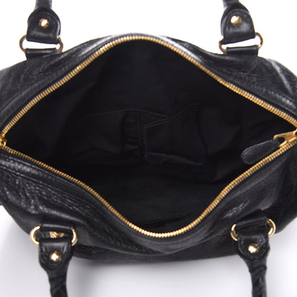 Balenciaga Agneau Giant 12 Gold Hardware Boston Black 5 of 9