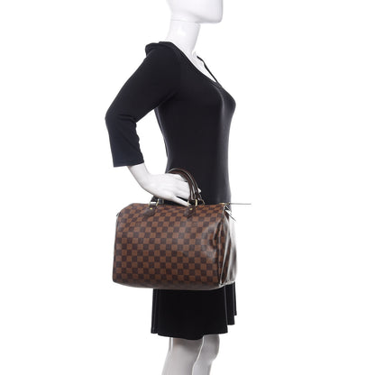 Louis Vuitton Damier Ebene Speedy 30 2 of 11