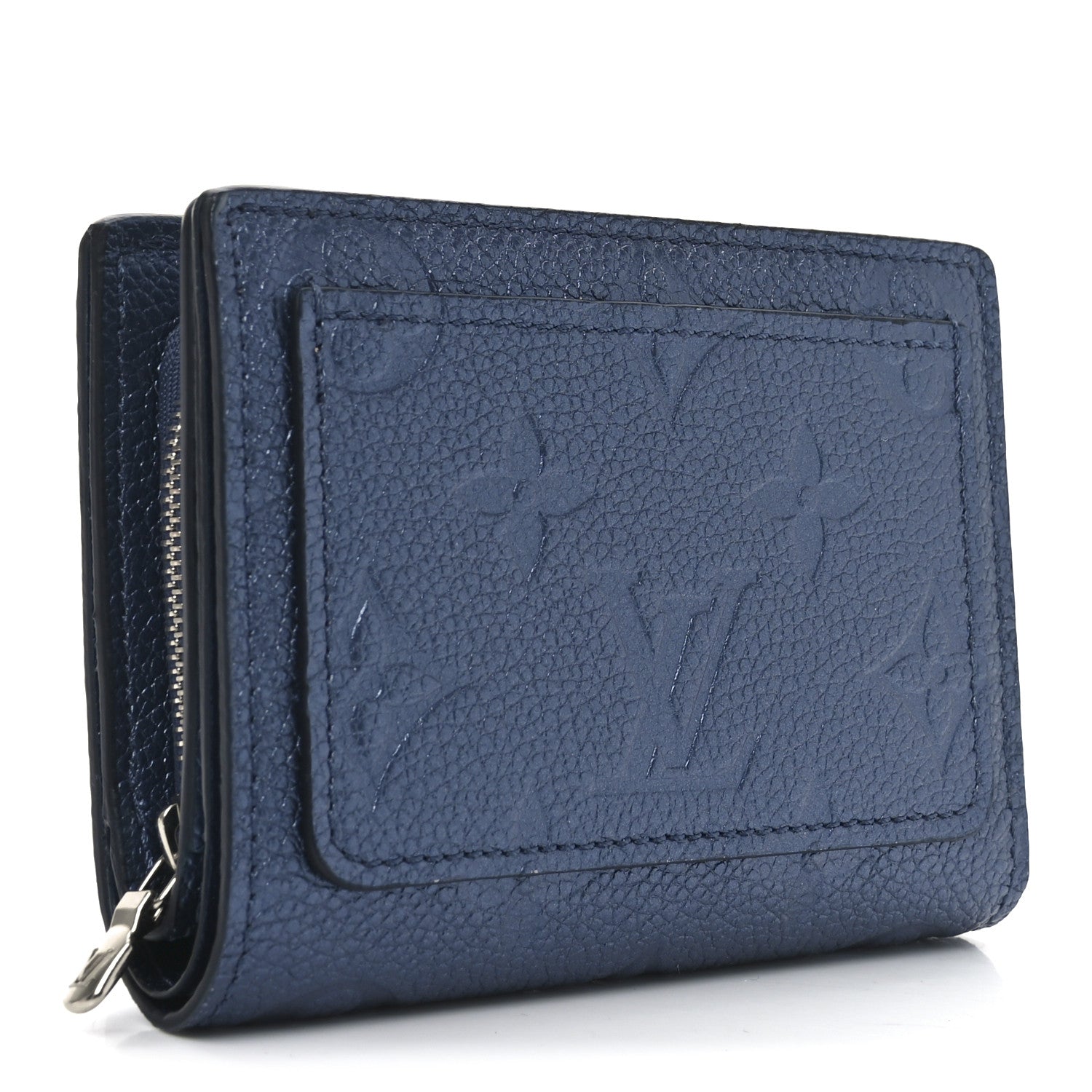 Louis Vuitton Metallic Empreinte Clea Wallet Navy Nacre 3 of 6