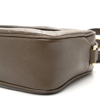 Gucci Sakai Be Green Calfskin Diagonal Stitched Small Blondie Shoulder Bag Craclet Brown 10 of 10