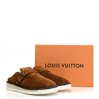 Louis Vuitton Suede Cosy Mule 6 Brown 10 of 10