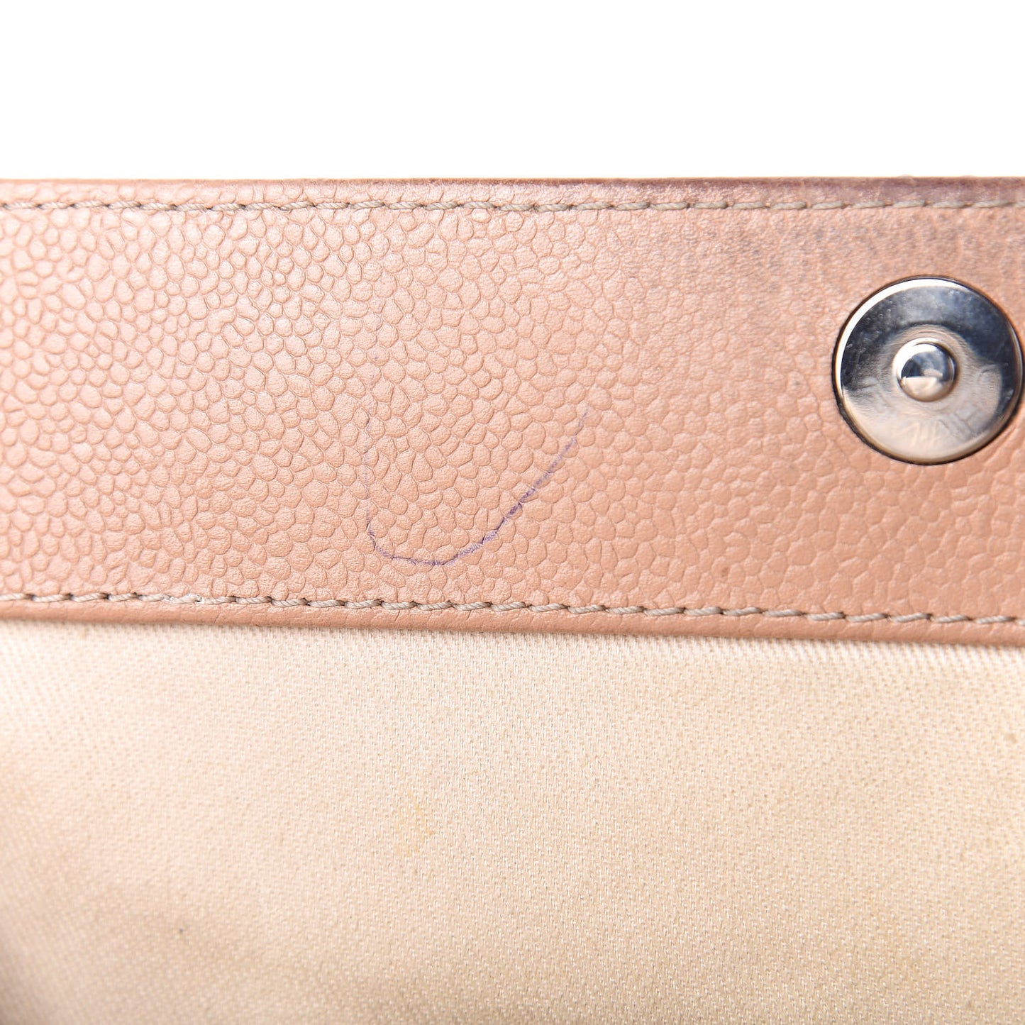 Caviar Quilted Petit Timeless Tote PTT Beige