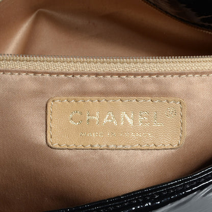 Chanel Vinyl Rock and Chain Medium Flap Black 6 of 7