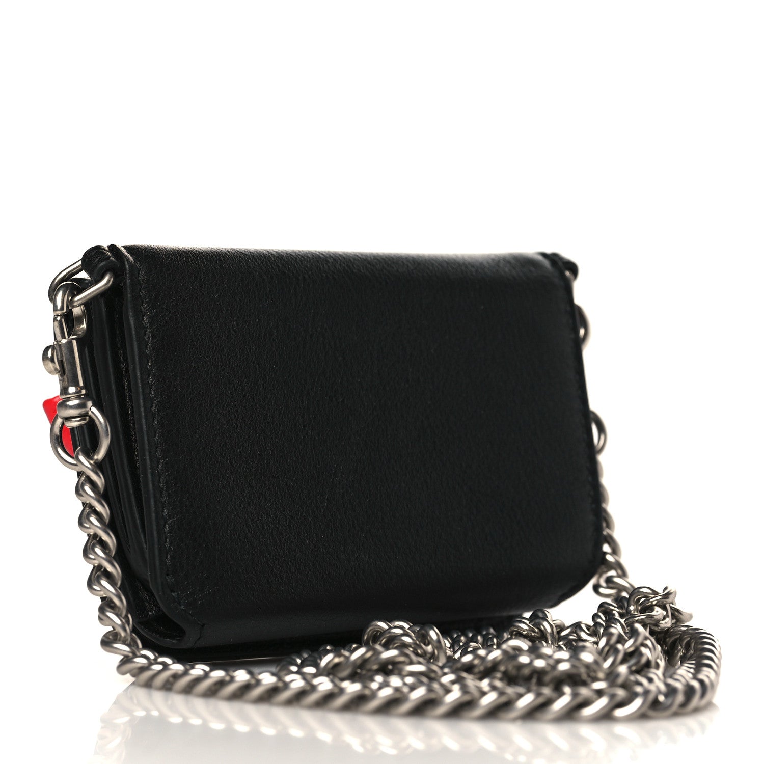 Balenciaga Calfskin Hello Kitty Mini Wallet Black 2 of 7