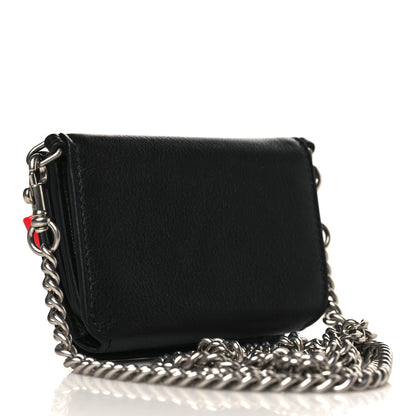 Balenciaga Calfskin Hello Kitty Mini Wallet Black 2 of 7