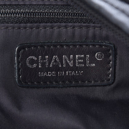 Chanel Coated Canvas Paris Biarritz Hobo Black 8 of 13