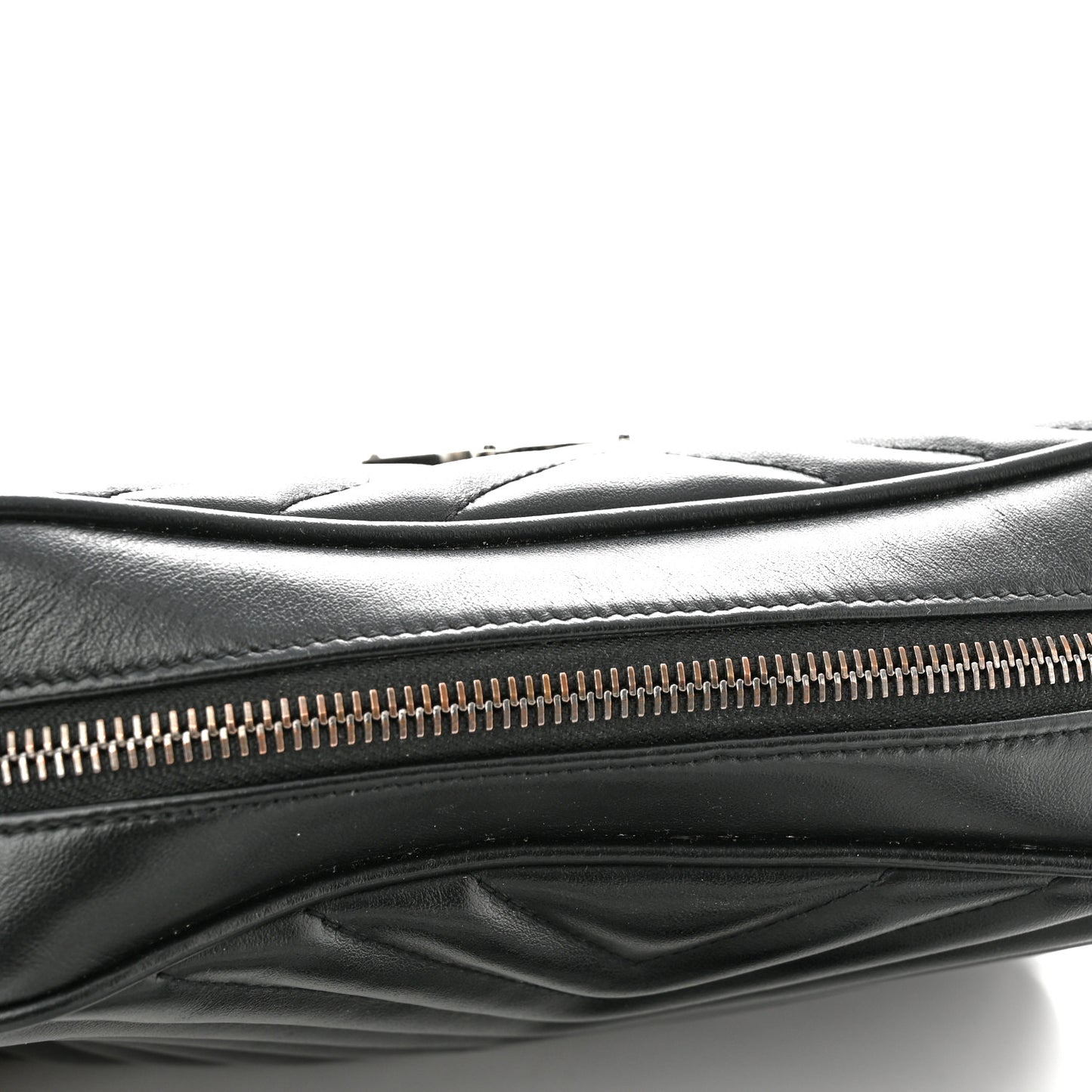 Calfskin Matelasse Monogram Lou Camera Bag Black