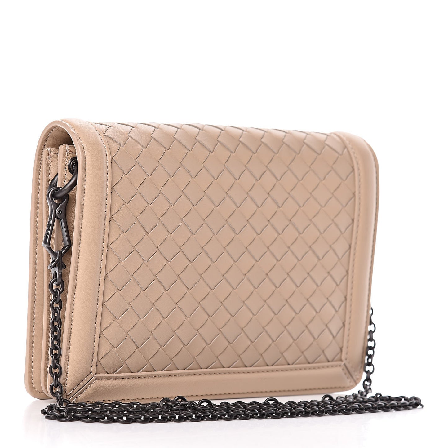 Nappa Intrecciato Meadow Flower Mini Montebello Beige