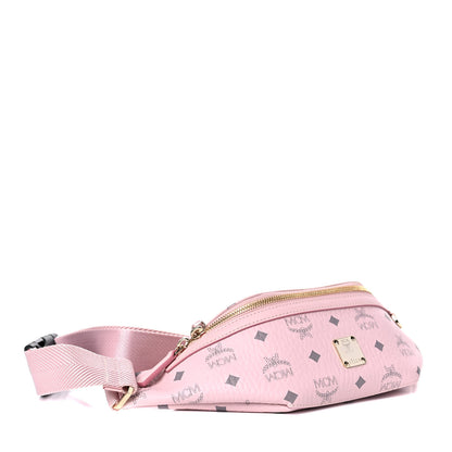 MCM Visetos Small Fusten Belt Bag Powder Pink 4 of 8