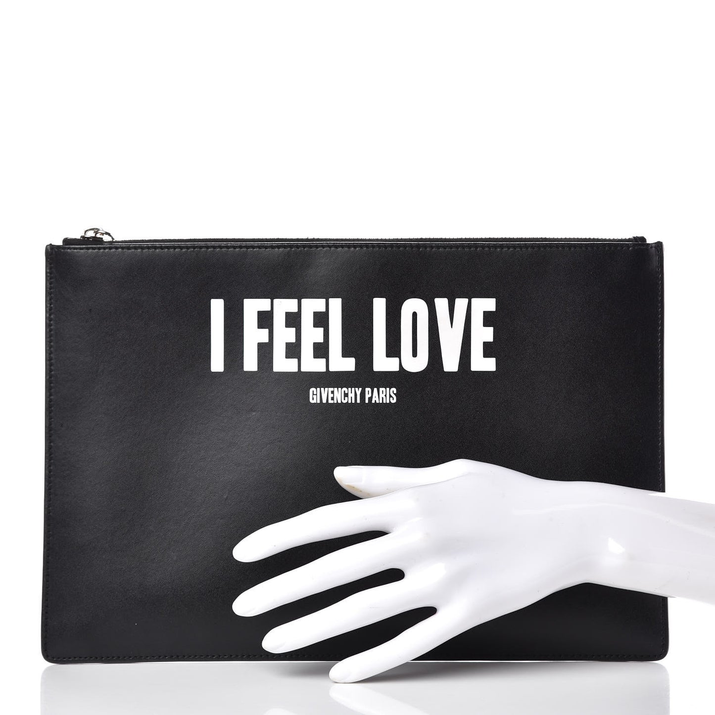 Calfskin I Feel Love Medium Pouch Black
