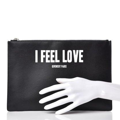 Givenchy Calfskin I Feel Love Medium Pouch Black 2 of 8