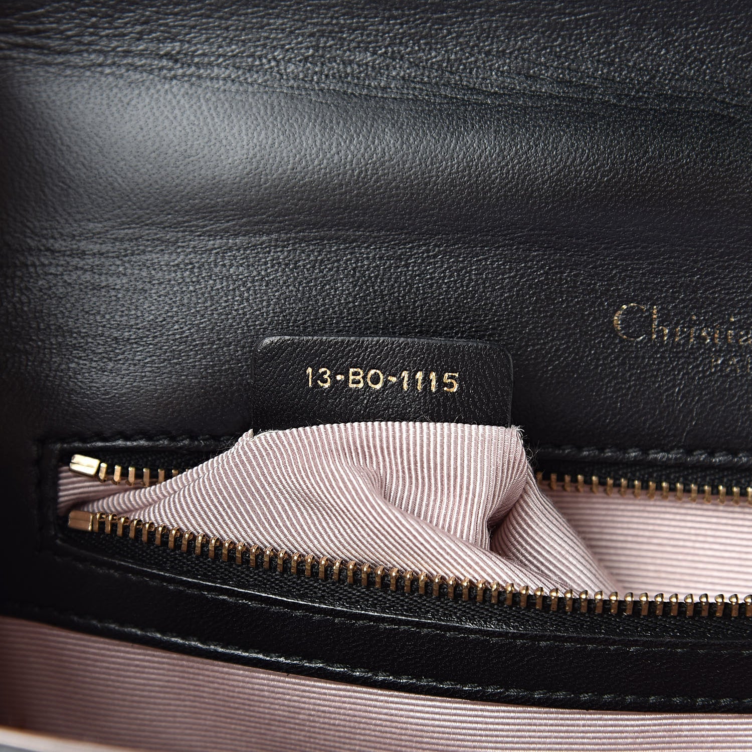 Christian Dior Lambskin Medium Diorama Flap Bag Black 7 of 15