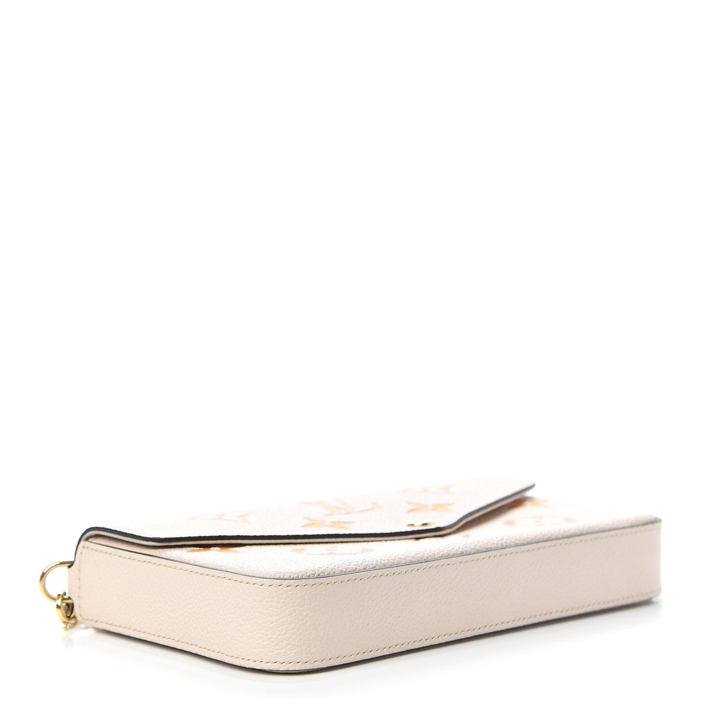 Empreinte Monogram Giant By The Pool Felicie Pochette Chain Wallet Cream Saffron