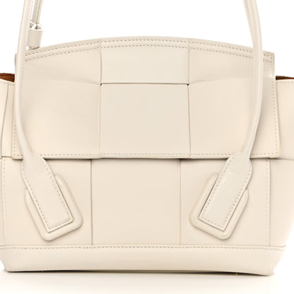 Bottega Veneta French Calfskin Maxi Intrecciato Small Arco Bianco 8 of 15