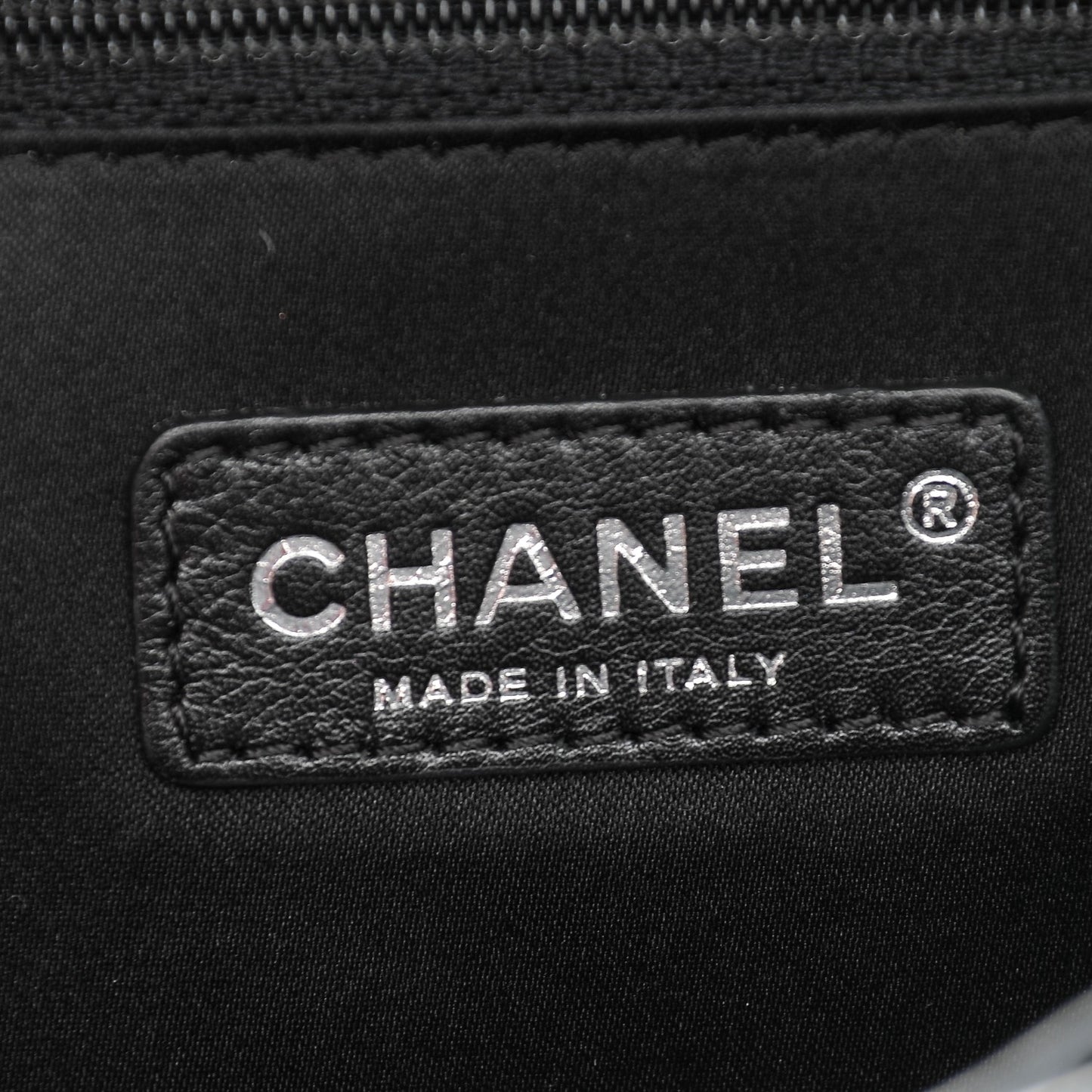 Glazed Calfskin Medium Twisted Flap Dark Grey