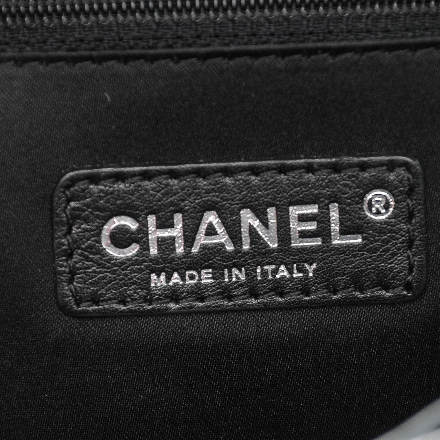 Chanel Glazed Calfskin Medium Twisted Flap Dark Grey 6 of 7