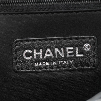 Chanel Glazed Calfskin Medium Twisted Flap Dark Grey 6 of 7