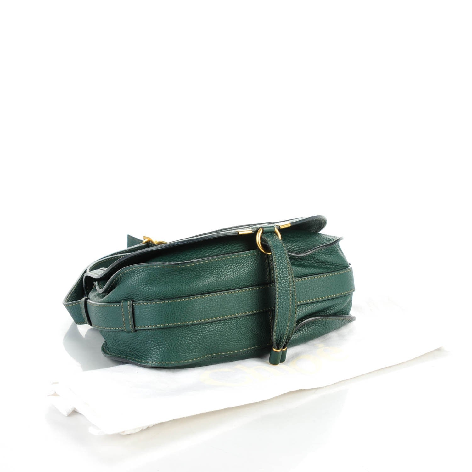 Chloe Calfskin Medium Marcie Round Crossbody Bag Epicea 4 of 8