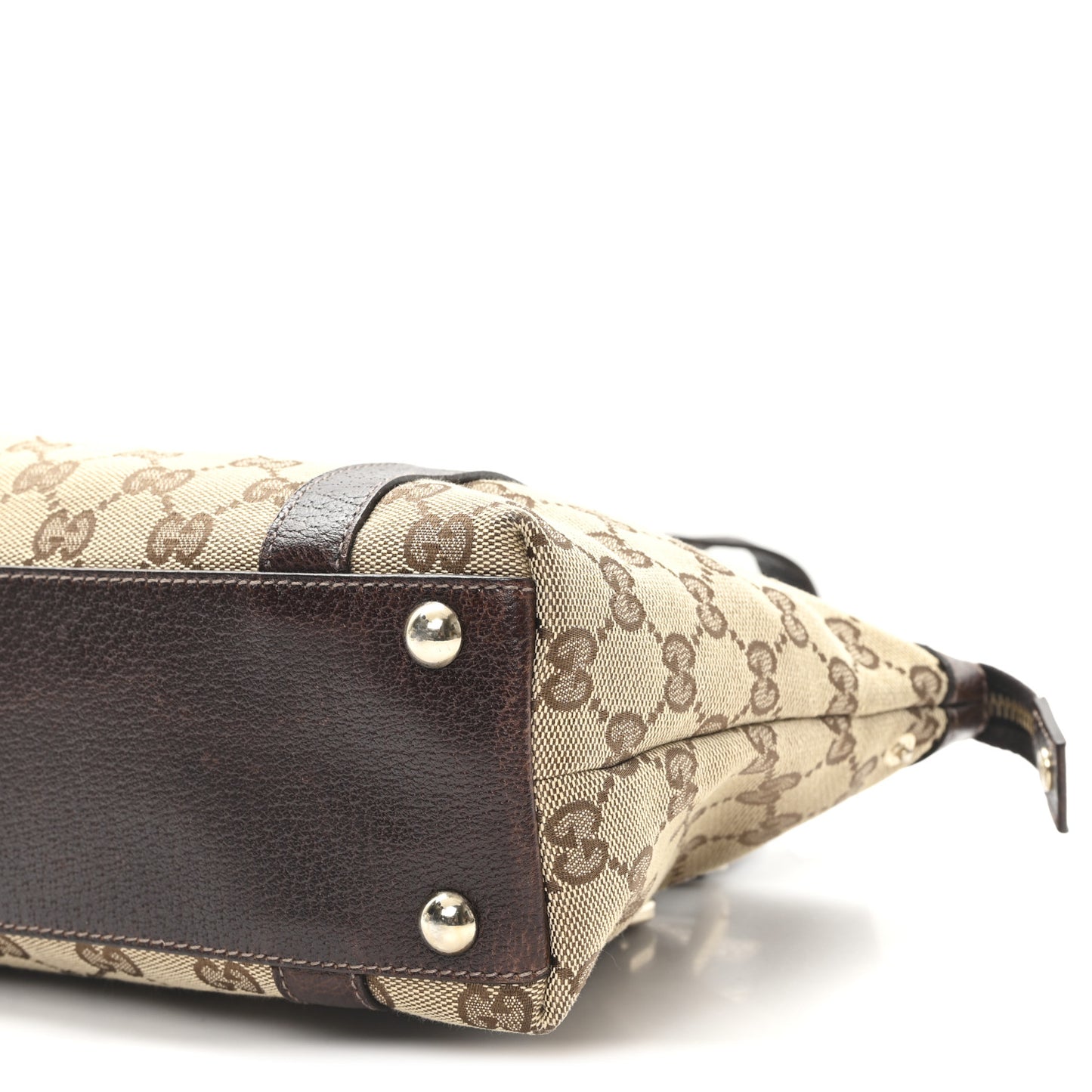 Monogram Small Abbey Tote Dark Brown