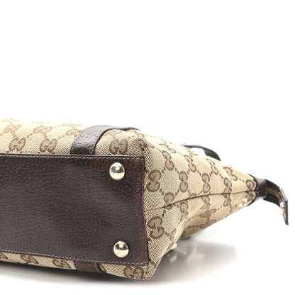Gucci Monogram Small Abbey Tote Dark Brown 10 of 10