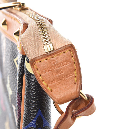 Louis Vuitton Monogram Multicolor Pochette Accessories Black 6 of 12