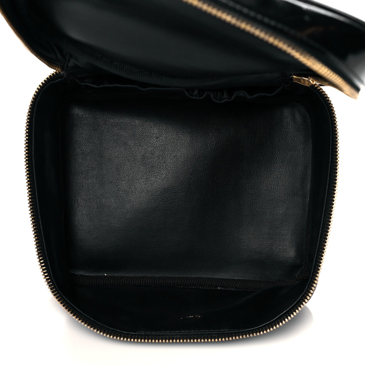 Chanel Patent Vanity Cosmetic Case Black 4 of 11