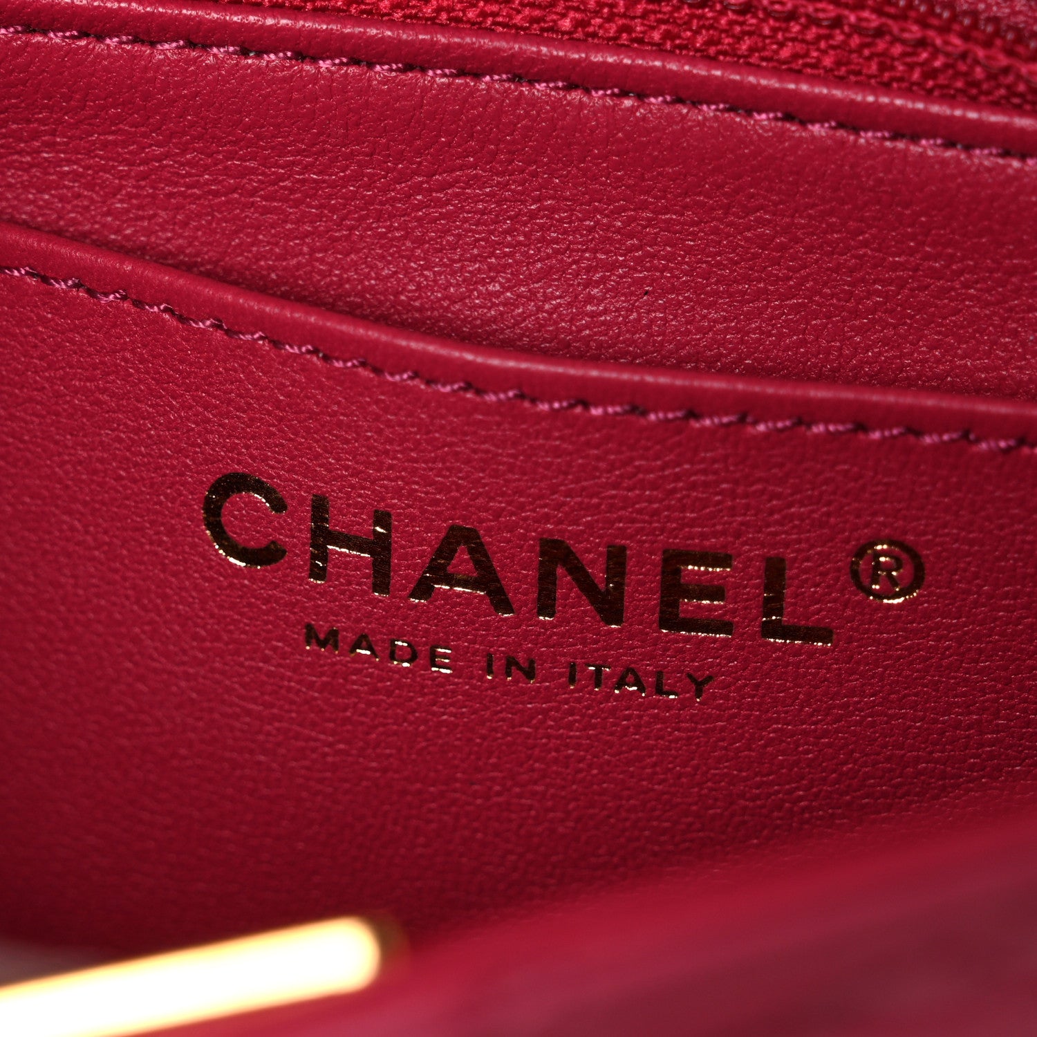 Chanel Aged Calfskin Quilted 2.55 Reissue Mini Flap Fuchsia 6 of 10