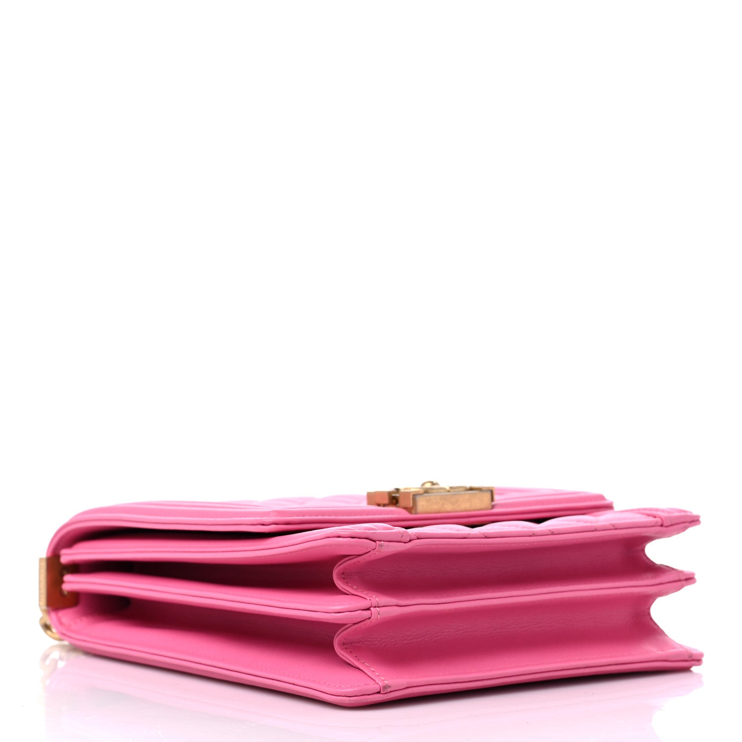Chanel Caviar Quilted North South Boy Flap Pink 4 of 9