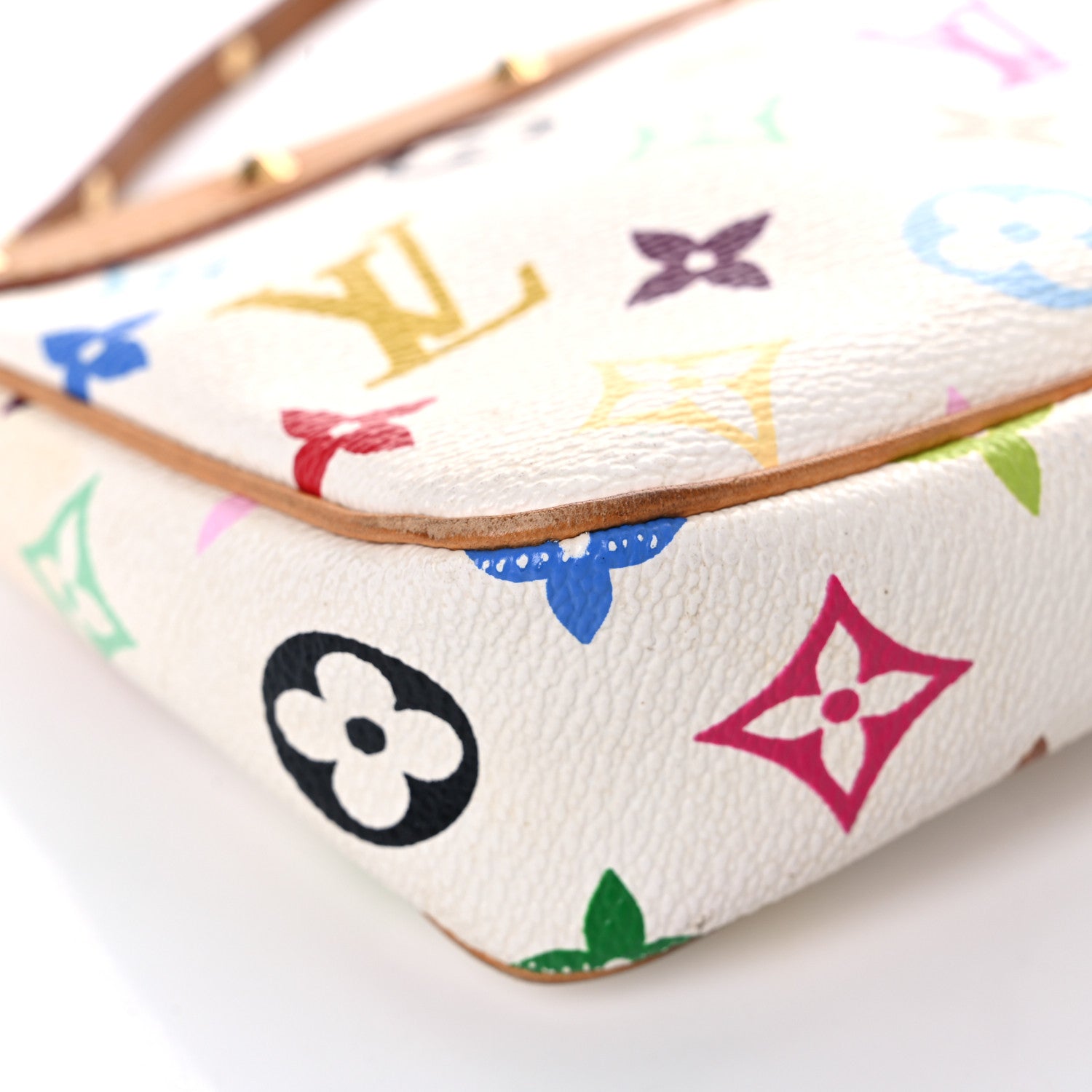 Louis Vuitton Monogram Multicolor Pochette Accessories White 8 of 23